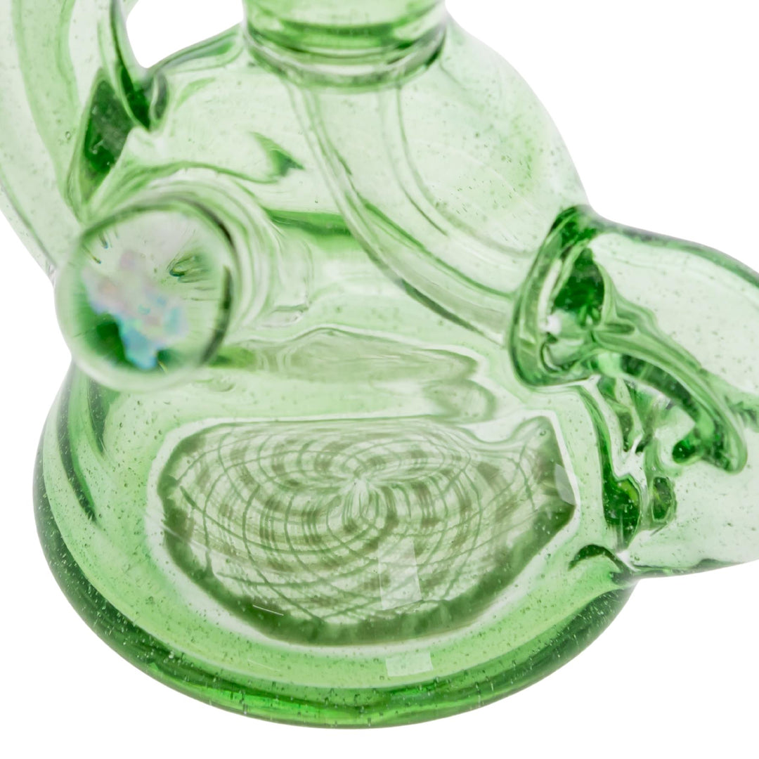 Kloud X Smitty UV Recycler clsoe up fo base design displayed on a white background - Up N Smoke