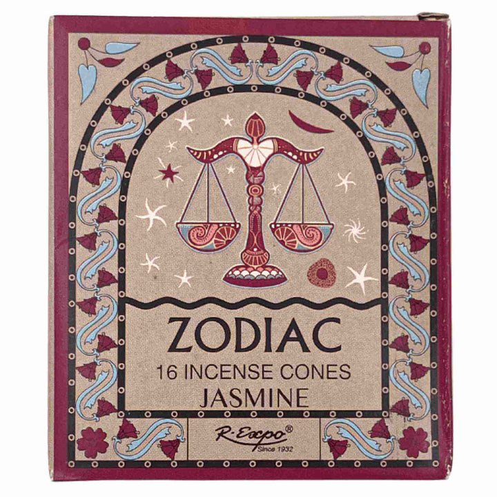 Libra Jasmine Zodiac Incense Cones - Up N Smoke
