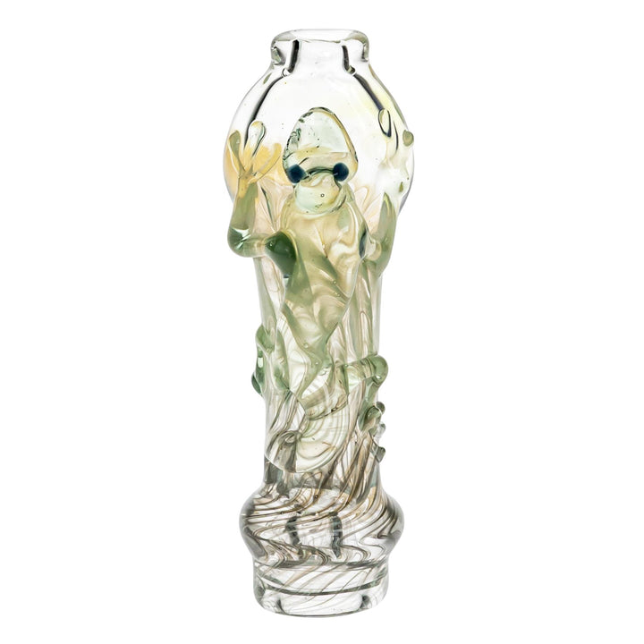 Lizard Chillum displayed on a white background front angle - Up N Smoke