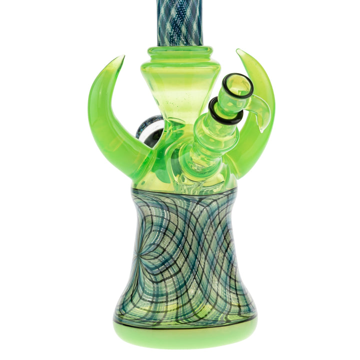 Lux and Smitty Retti Rig Collab on a white background low bowl angle  - Up N Smoke