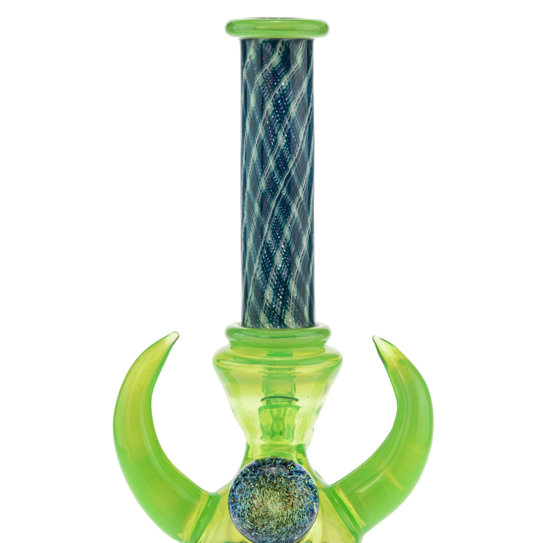 Lux and Smitty Retti Rig Collab on a white background neck angle  - Up N Smoke