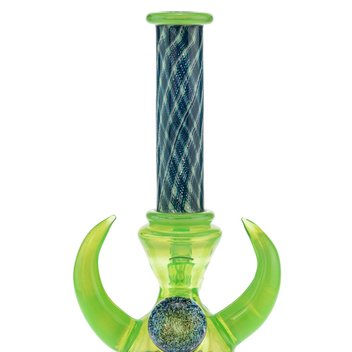Lux and Smitty Retti Rig Collab on a white background neck angle  - Up N Smoke