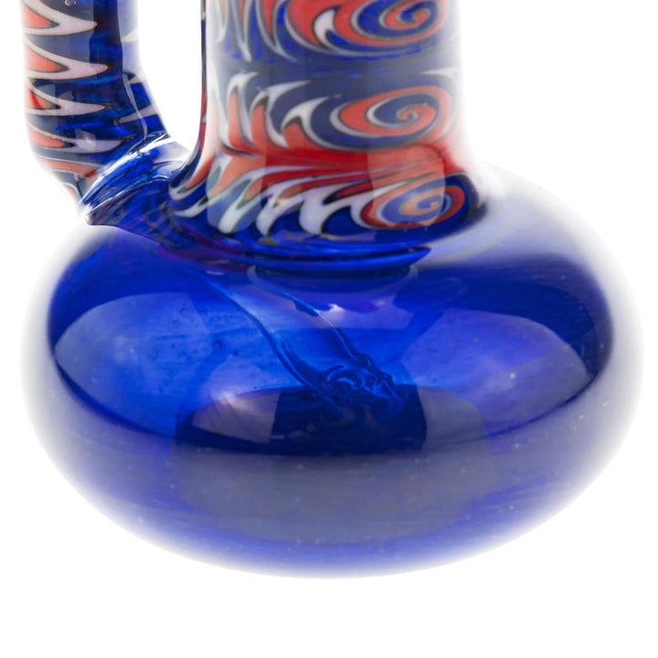 MaleQuais Grateful Dead Bubbler on a white background base angle - Up N Smoke