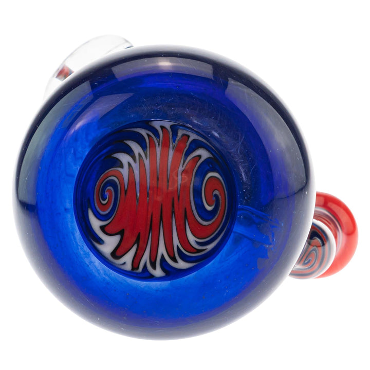 MaleQuais Grateful Dead Bubbler on a white background base wig wag angle - Up N Smoke