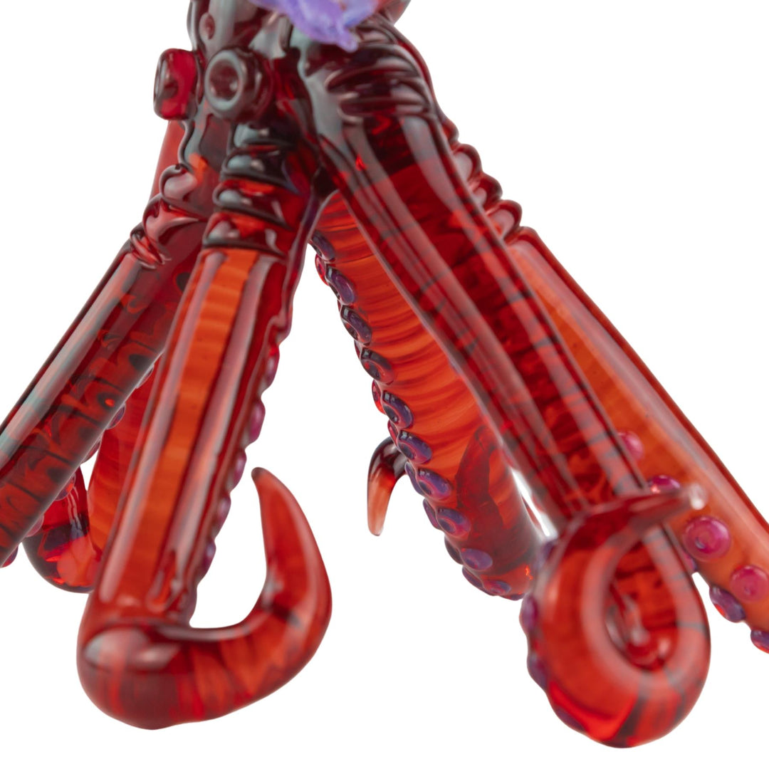 Mama Glass x Merc x Smitty Tentacle Goddess Rig on a white background low angle - Up N Smoke