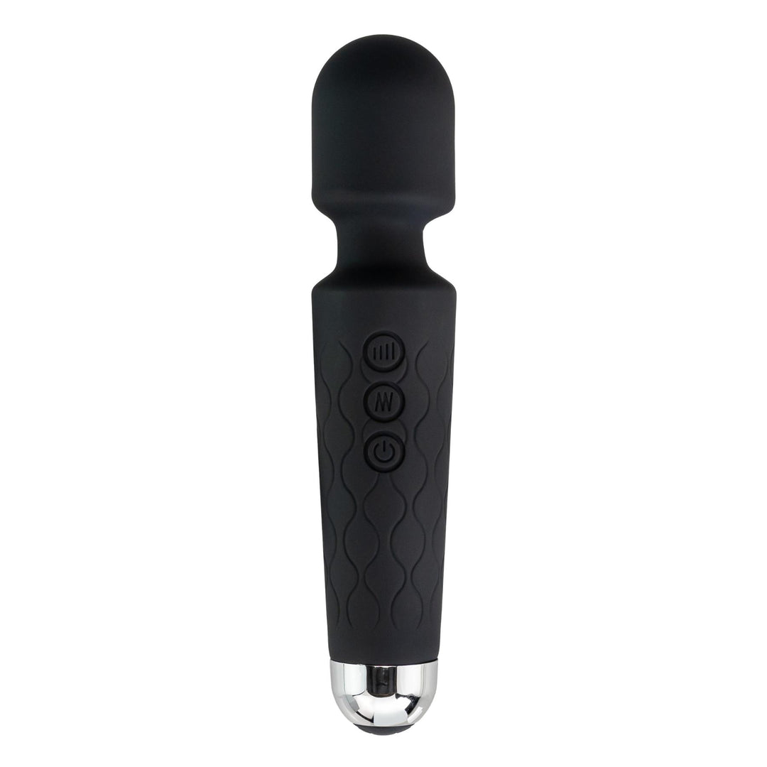 Massaging Vibrator Wand black color on a white background - Up N Smoke
