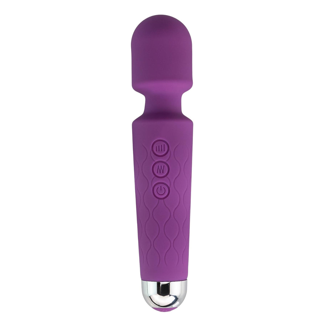 Massaging Vibrator Wand purple color on a white background - Up N Smoke