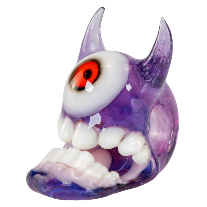 The McFly Glass Monster Pendant XL on a white background slight side angle - Up N Smoke