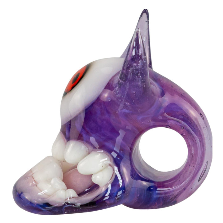 The McFly Glass Monster Pendant XL on a white background left side angle - Up N Smoke