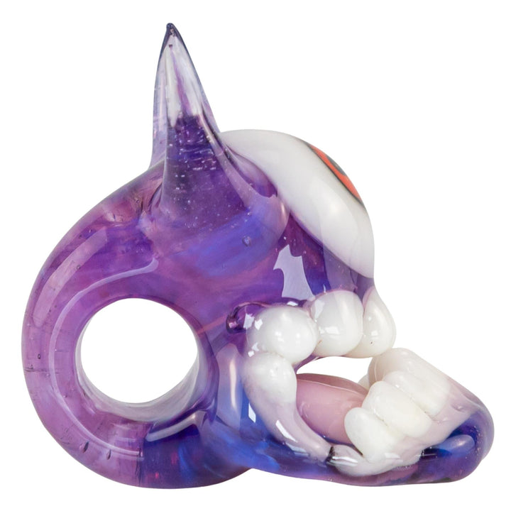 The McFly Glass Monster Pendant XL on a white background right side angle - Up N Smoke