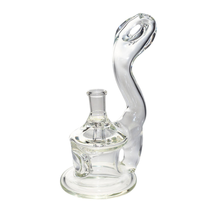 Side left view of a McFly rip curl bubbler. - Up N Smoke.
