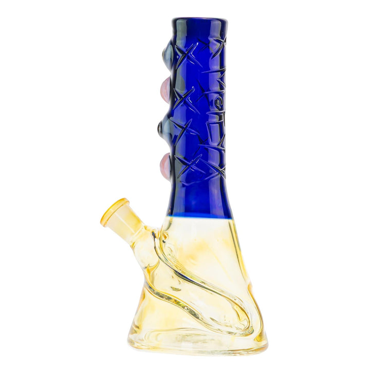 McFly Sculpted Rip Curl Water Pipe Blue color way on a white background left angle - Up N Smoke