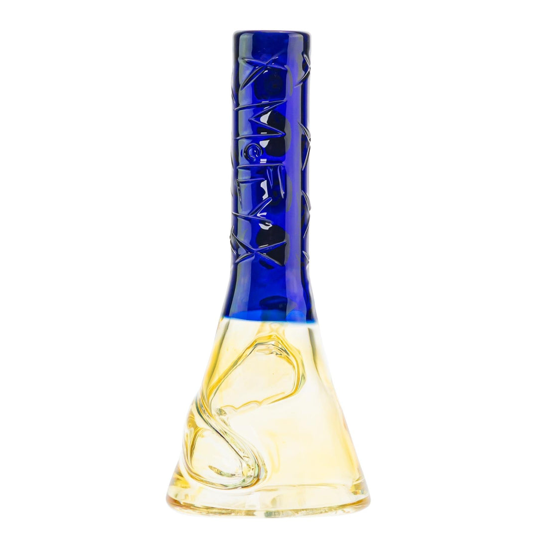 McFly Sculpted Rip Curl Water Pipe Blue color way on a white background back angle - Up N Smoke