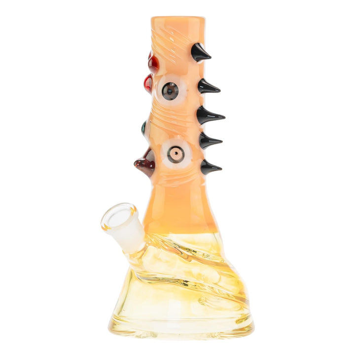 McFly Sculpted Rip Curl Water Pipe Caramel color way on a white background front left - Up N Smoke