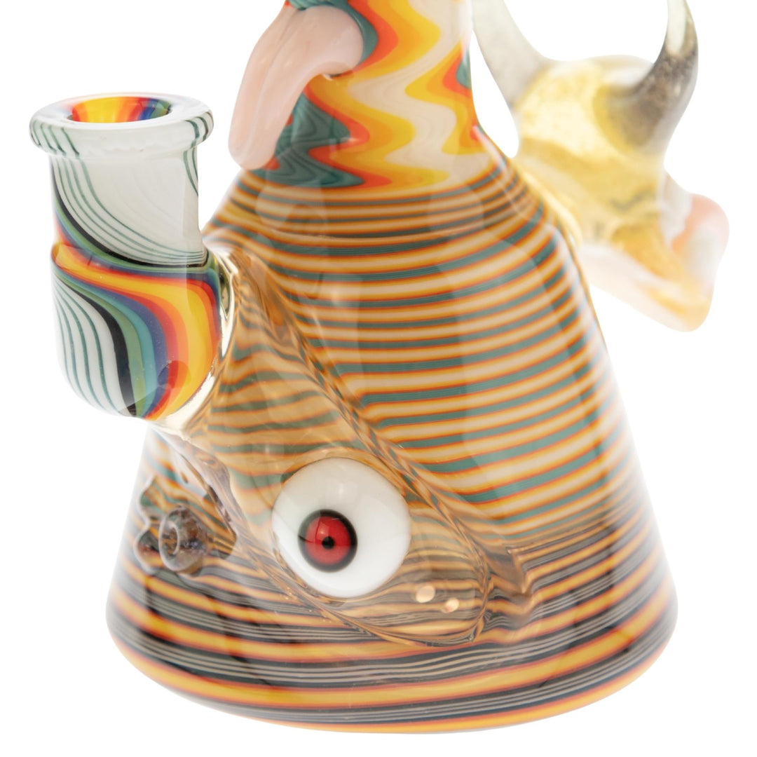 McFly Monster Ripcurl Rig ripcurl downstem angle on a white background - Up N Smoke