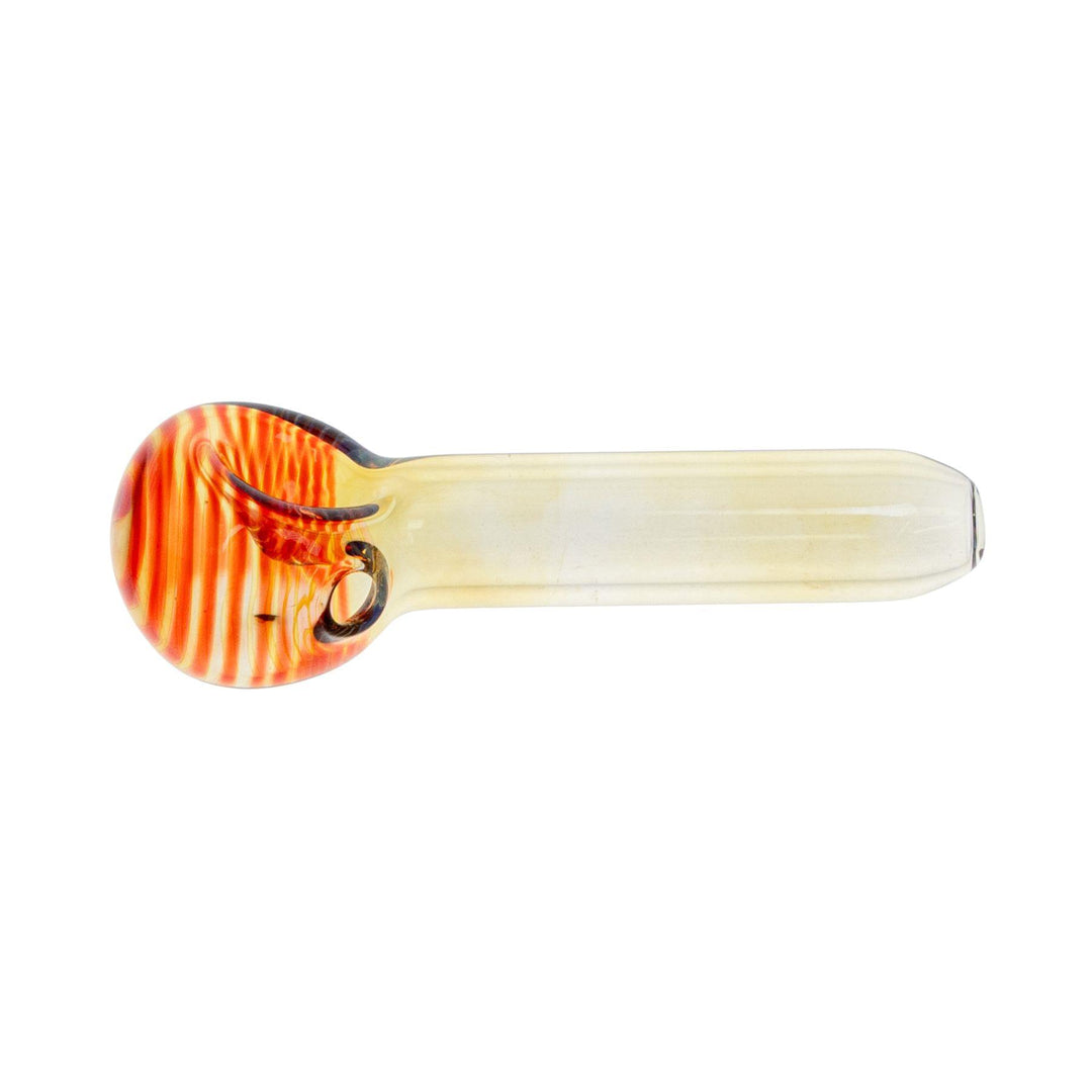 Red Menzie Spiral Fumed Spoon side - Up N Smoke