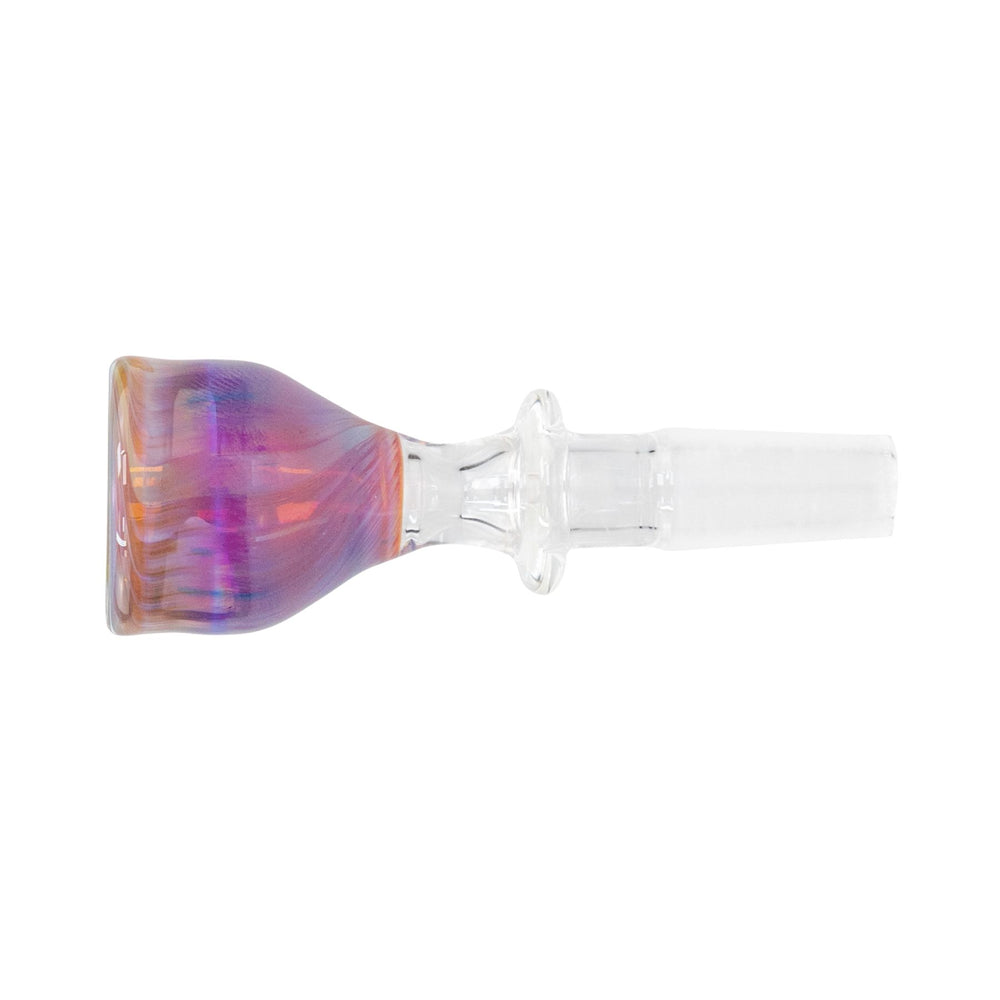 Merican Bowl 10mm Male in amber purple side - Up N Smoke