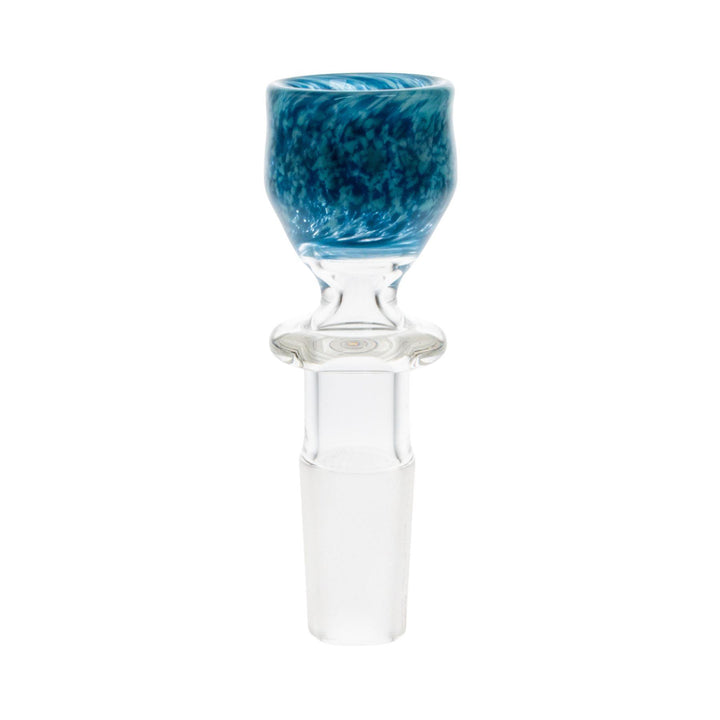 Merican Bowl 14mm male blue front angle picture - Up N Smoke