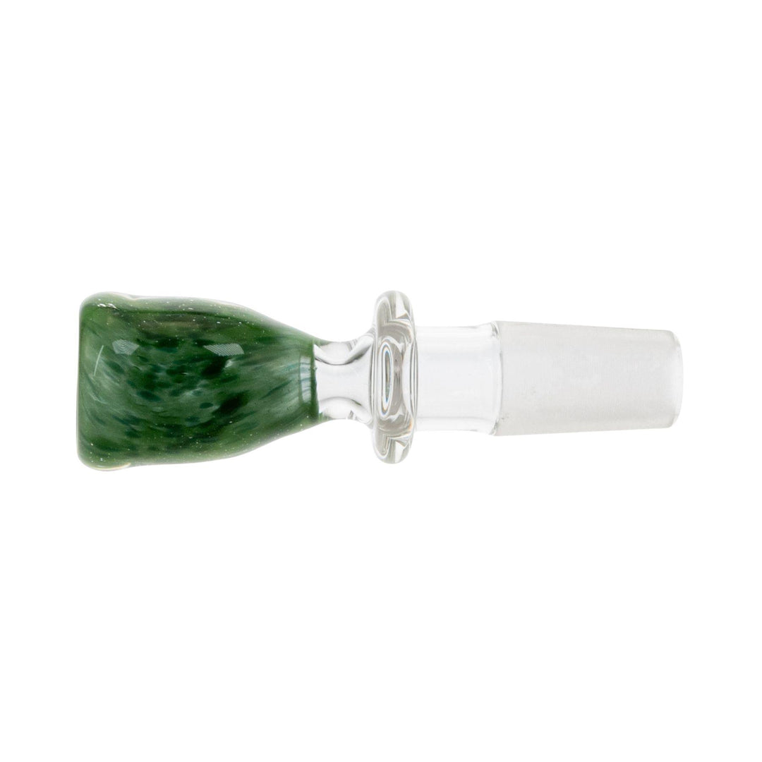 Merican Bowl 14mm male green side angle picture - Up N Smoke