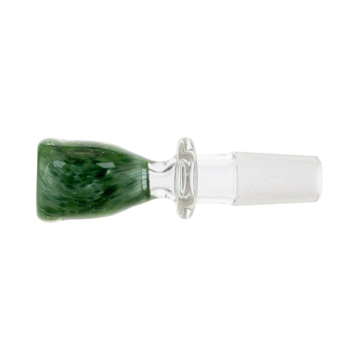 Merican Bowl 14mm male green side angle picture - Up N Smoke