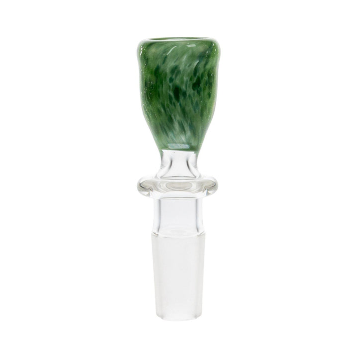 Merican Bowl 14mm male green front angle picture - Up N Smoke