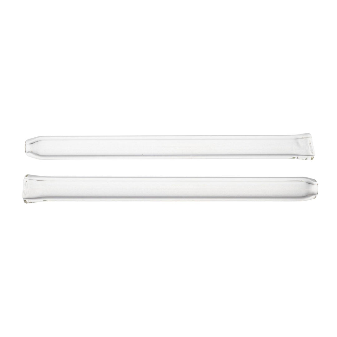 "Two Merican Glass Nectar Collectors on a white background," - Up N Smoke.