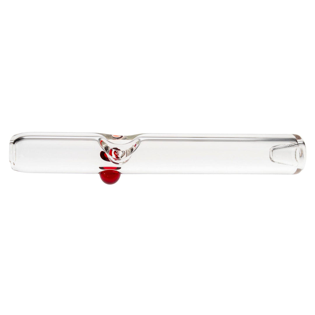 "Merican Glass Steamroller in the variation red on a white background," - Up N Smoke.