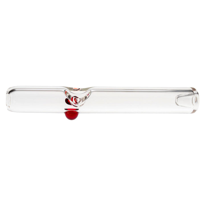 "Merican Glass Steamroller in the variation red on a white background," - Up N Smoke.