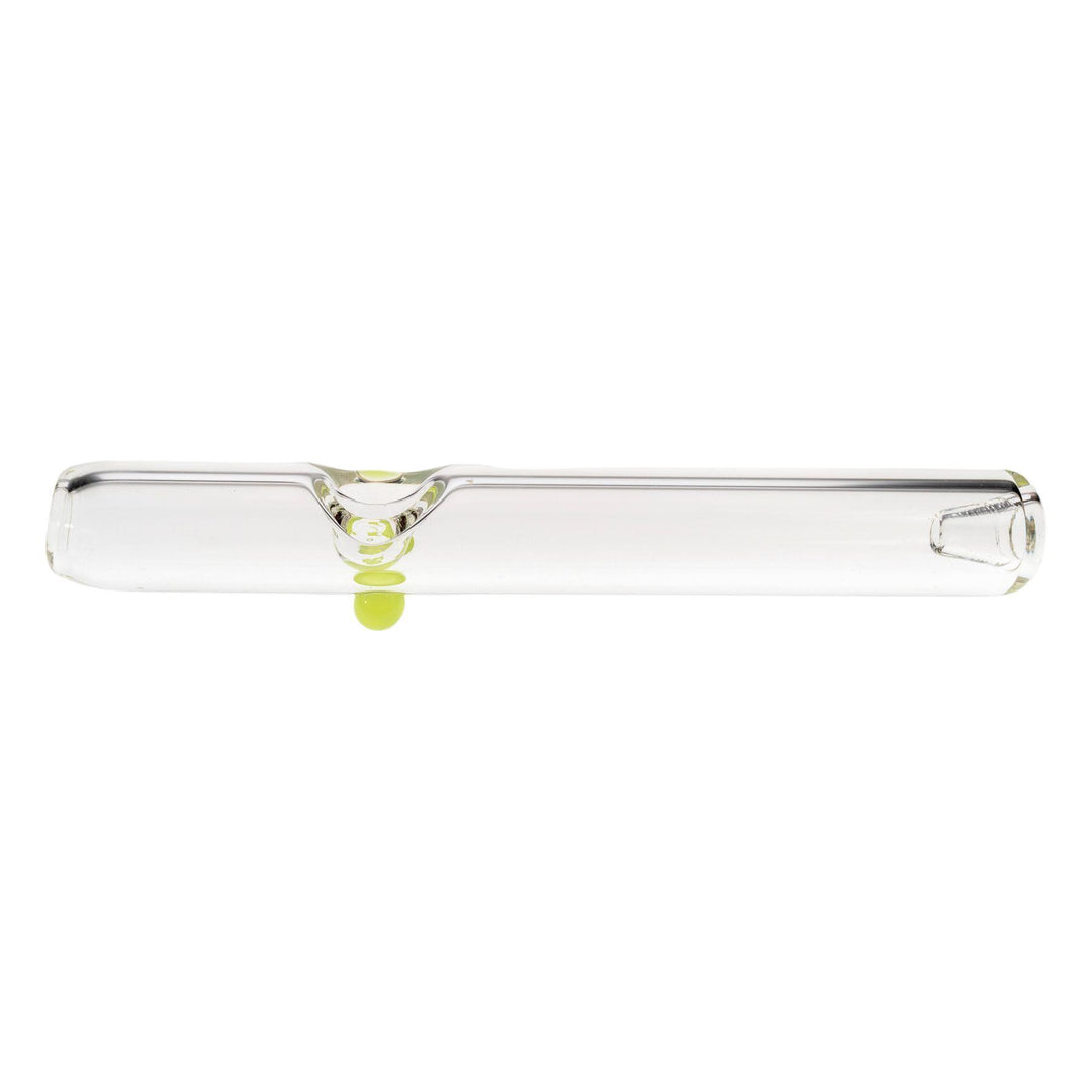 "Merican Glass Steamroller in the variation Slyme on a white background," - Up N Smoke.
