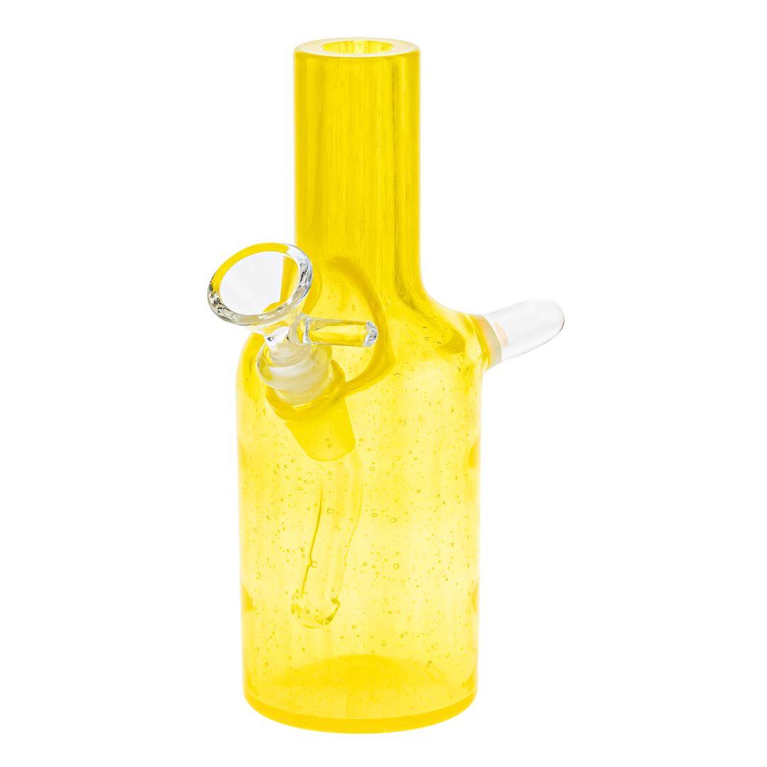 Midwest Mellow Sake Bottle Bubbler displayed on a white background - Up N Smoke