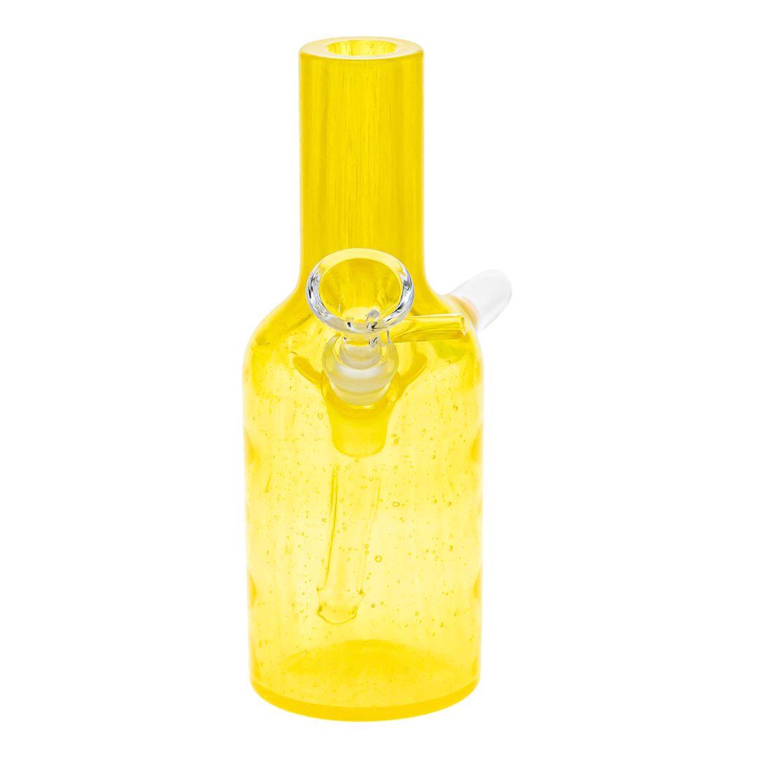 Midwest Mellow Sake Bottle Bubbler displayed on a white background front angle - Up N Smoke