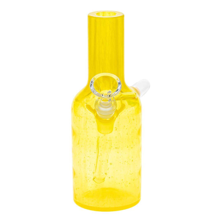 Midwest Mellow Sake Bottle Bubbler displayed on a white background front angle - Up N Smoke