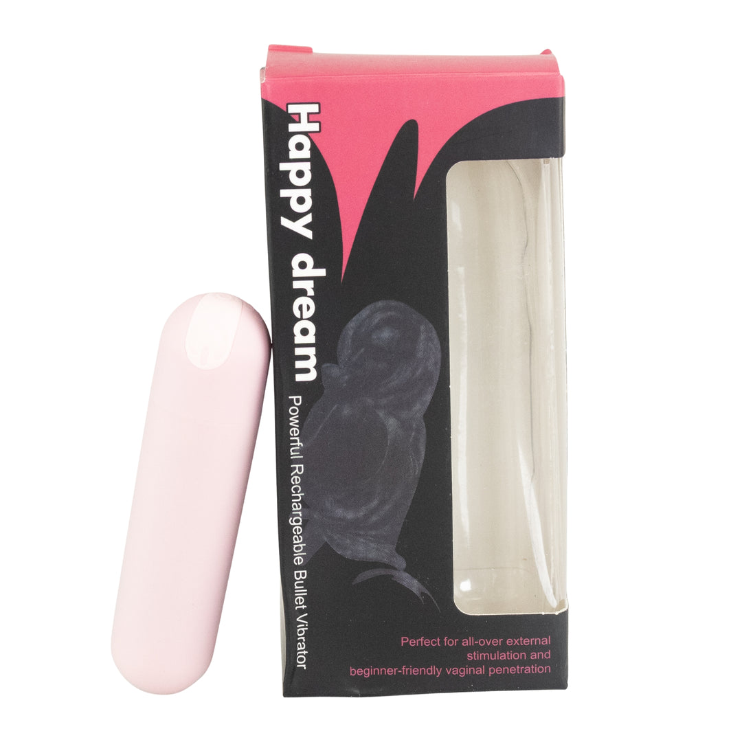 Mini Bullet Vibrator front facing packaging on a white background - Up N Smoke