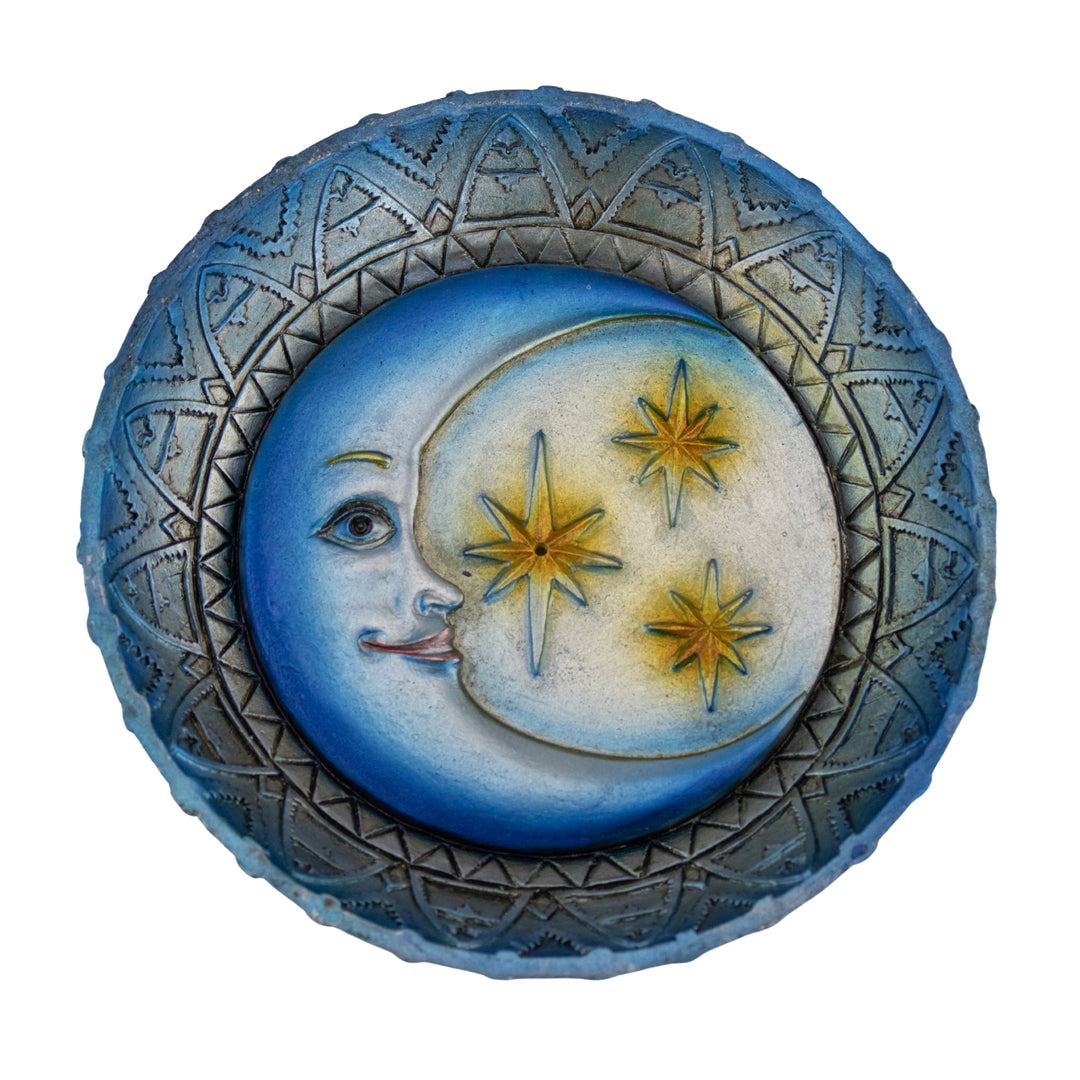 Moon & Stare Incense Burner front facing on a white background - Up N Smoke