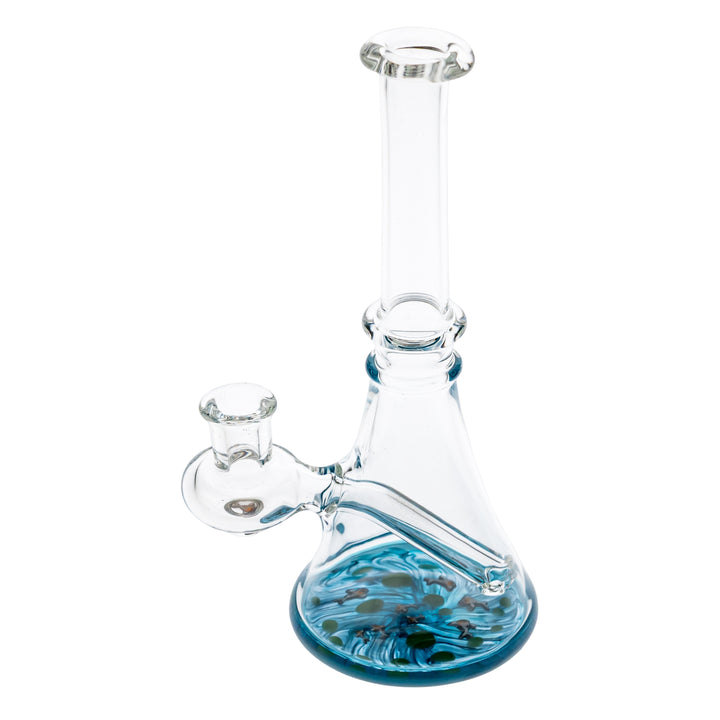 Murky Water Seascape Rig on a white background left side angle - Up N Smoke
