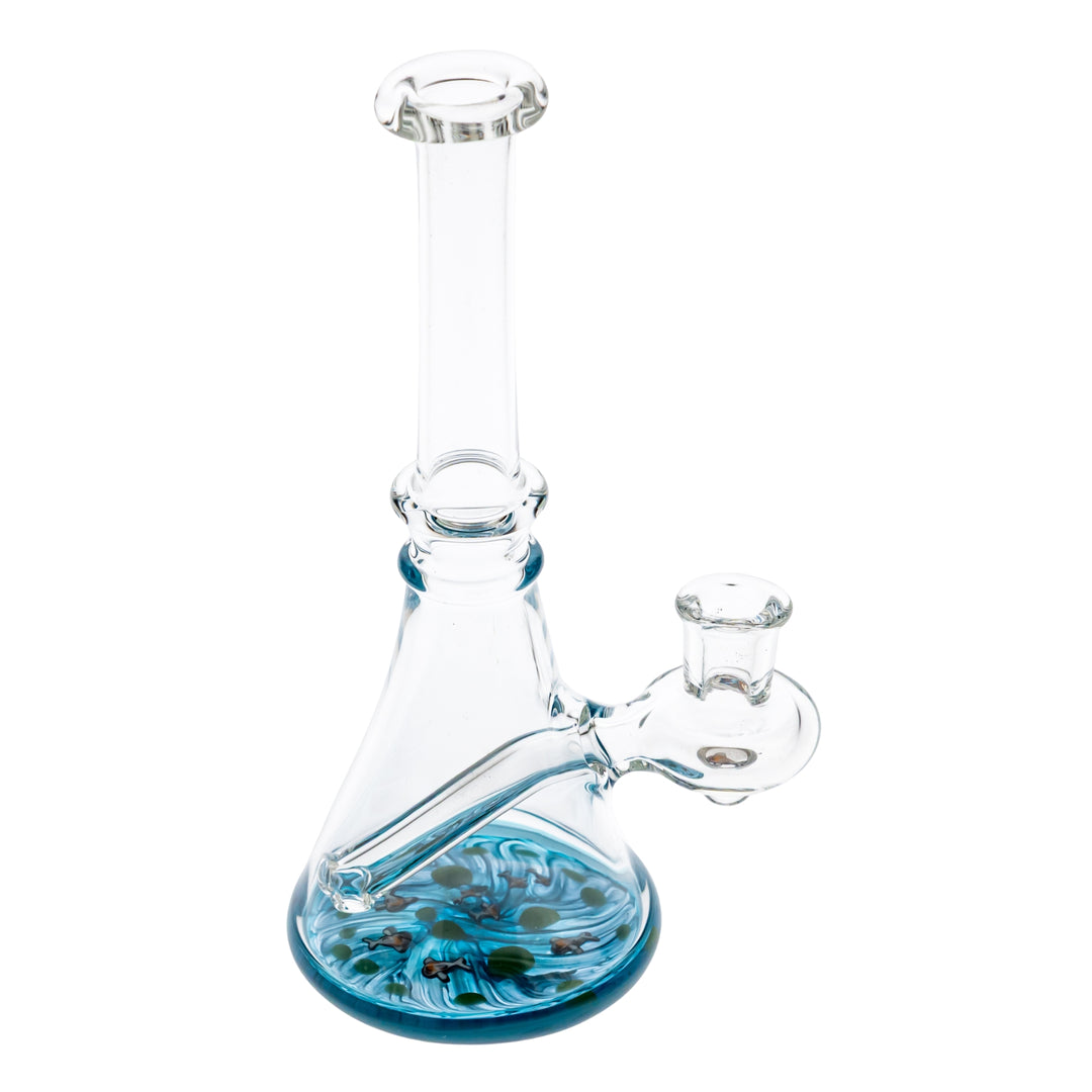 Murky Water Seascape Rig on a white background right side angle - Up N Smoke
