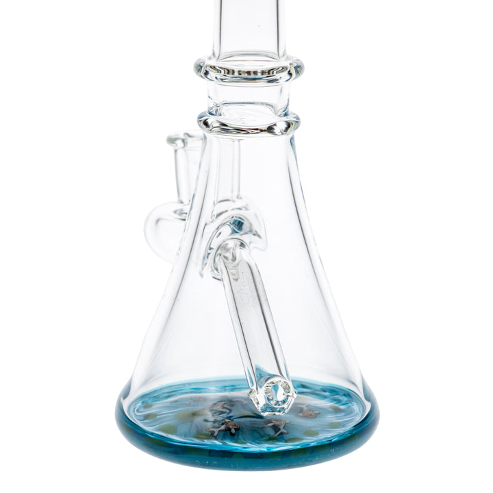 Murky Water Seascape Rig on a white background close up angle - Up N Smoke