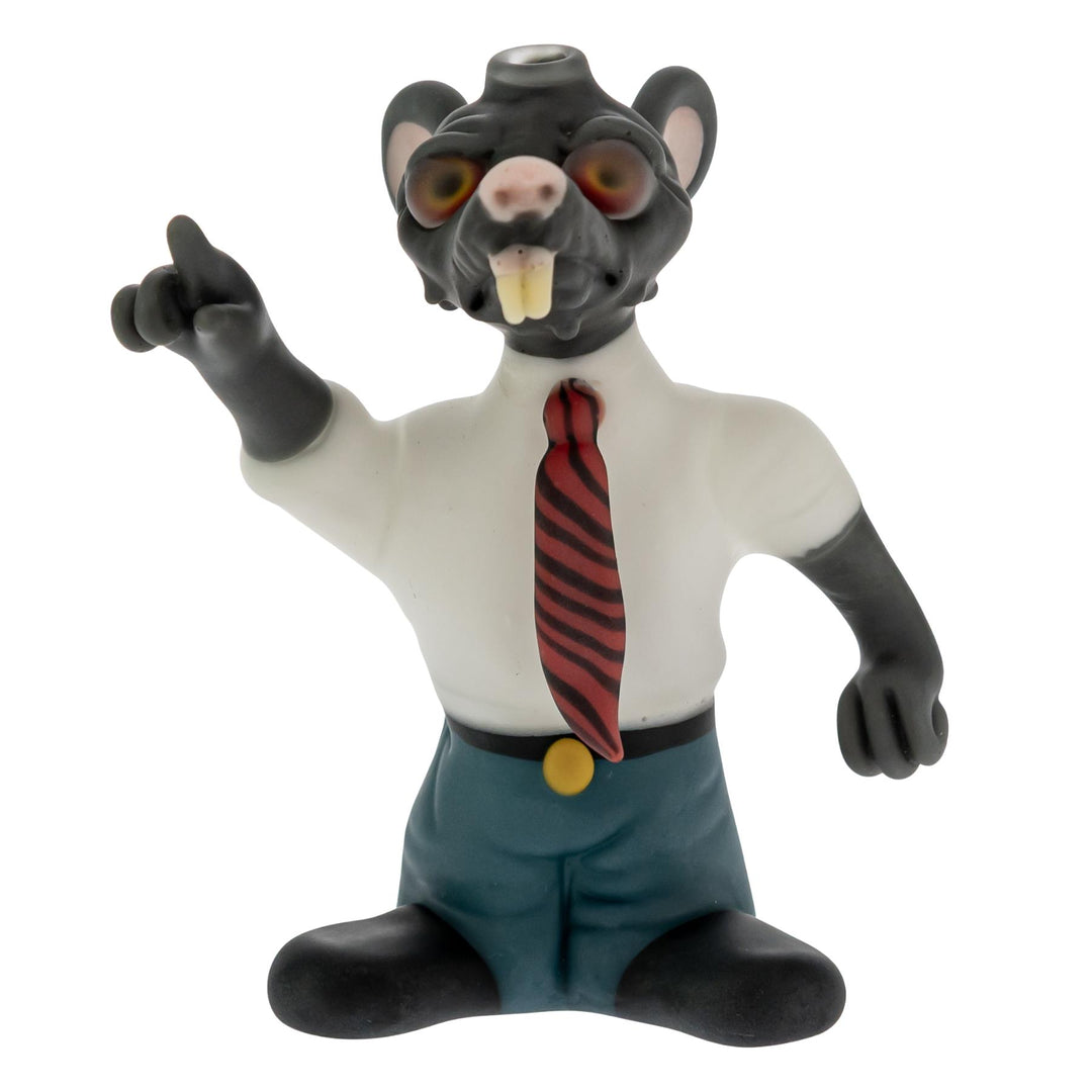 Nico Cray X Ethan Windy Heady Set Collab rat bubbler on a white background - Up N Smoke