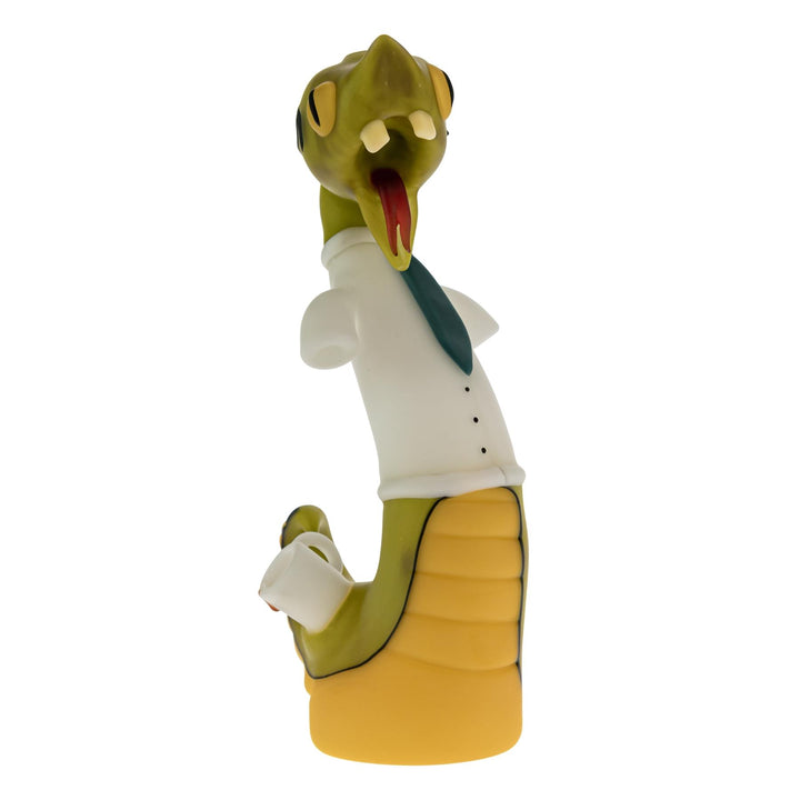 Nico Cray X Ethan Windy Heady Set Collab snake water pipe front low angle on a white background - Up N Smoke
