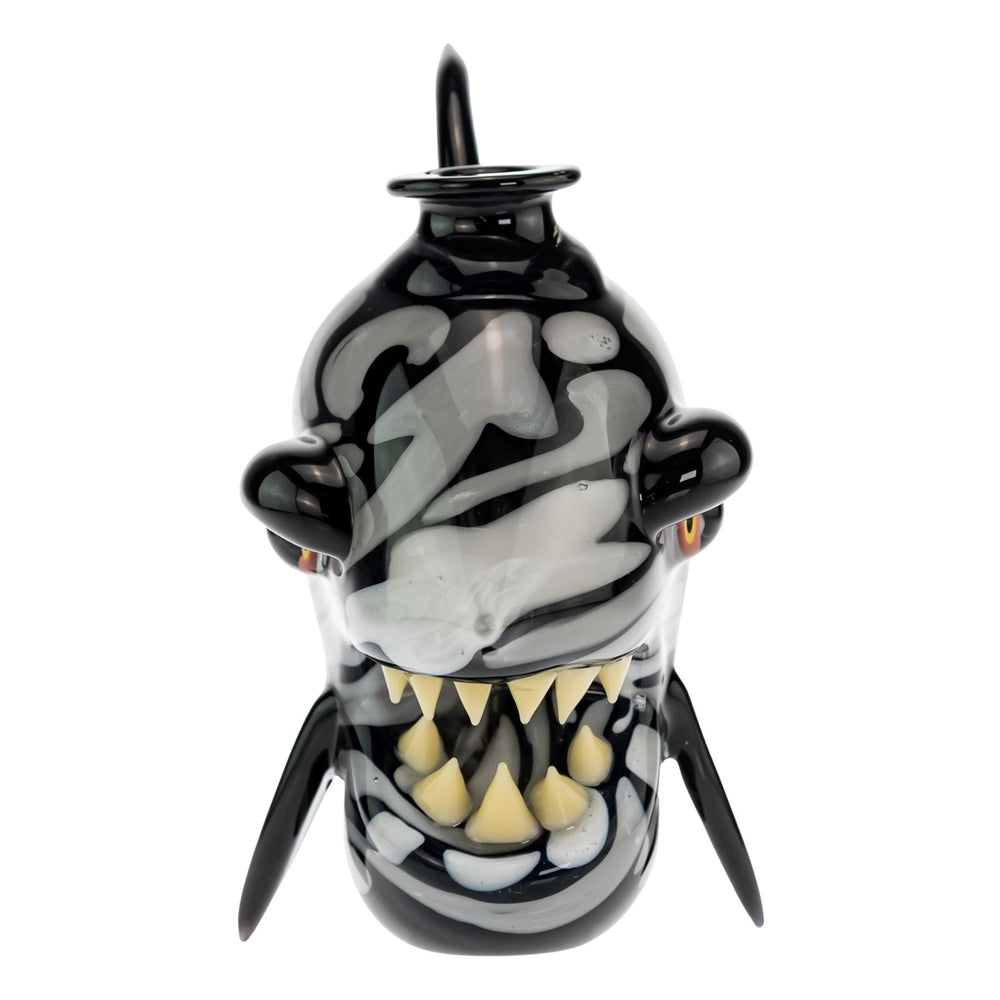 "Front of a Niko Cray Heady Water Pipe on a white background," - Up N Smoke.