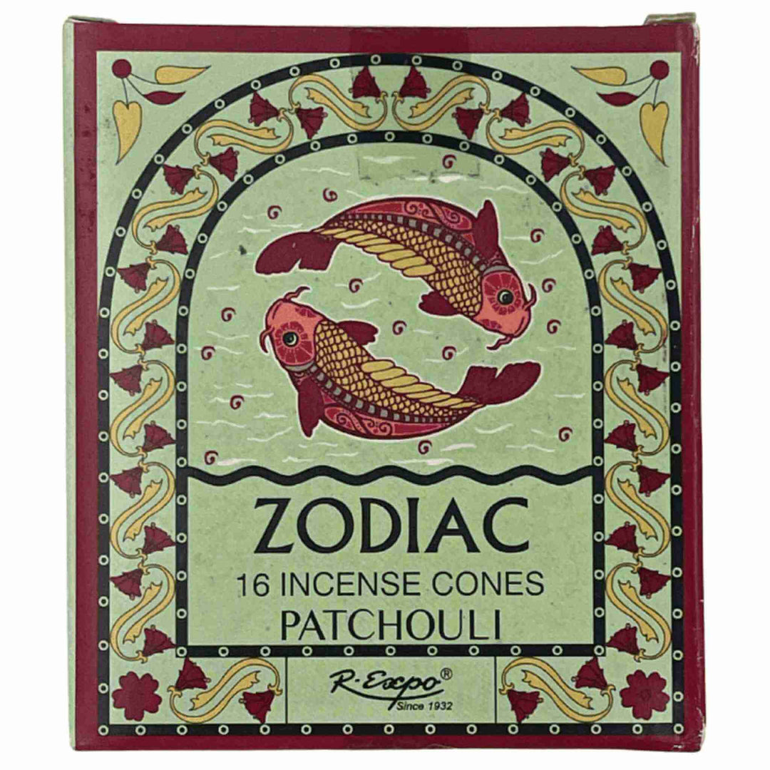 Pisces Patchouli Zodiac Incense Cones - Up N Smoke