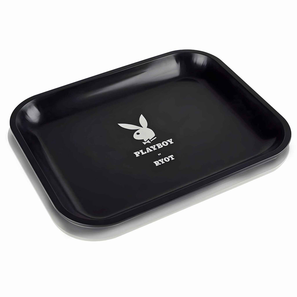 Playboy X RYOT Black Rolling Tray - Up N Smoke