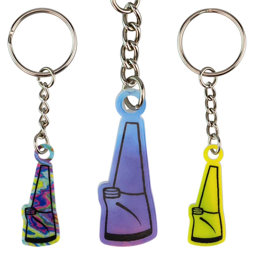 Puffco Peak Keychain group photo on a white background - Up N Smoke