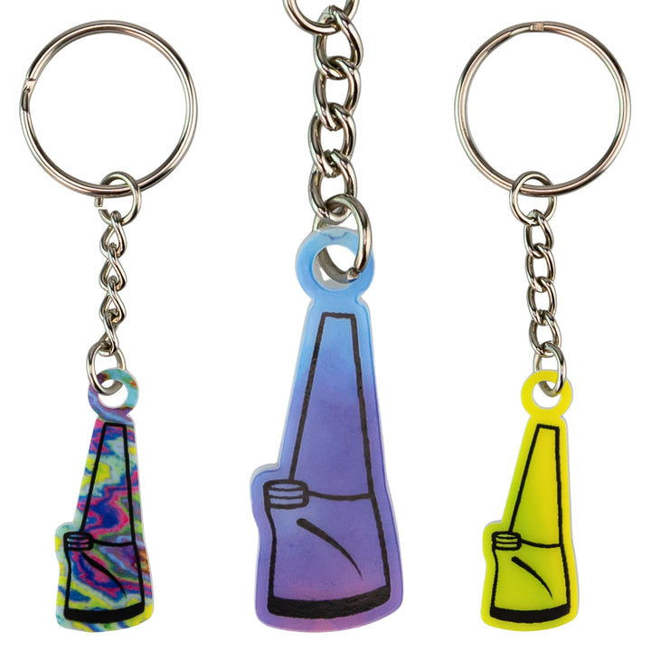 Puffco Peak Keychain group photo on a white background - Up N Smoke