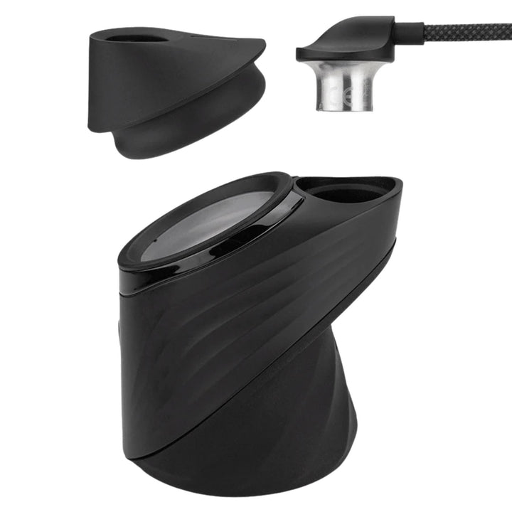 Puffco Pro Link Onyx cable with connection to puffco on a white background - Up N Smoke