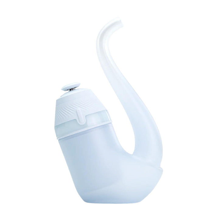 "Left-side view of a Puffco Proxy 2.0 in the color Haze on a white background," - Up N Smoke.