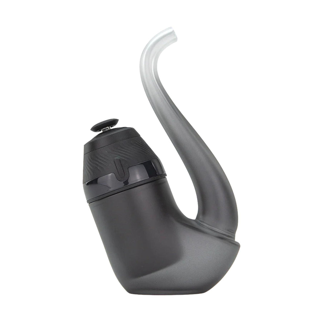 "Left-side view of a Puffco Proxy 2.0 in the color Onyx on a white background," - Up N Smoke.