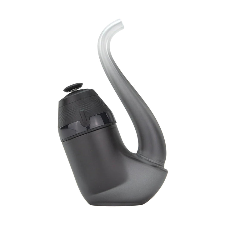 "Left-side view of a Puffco Proxy 2.0 in the color Onyx on a white background," - Up N Smoke.