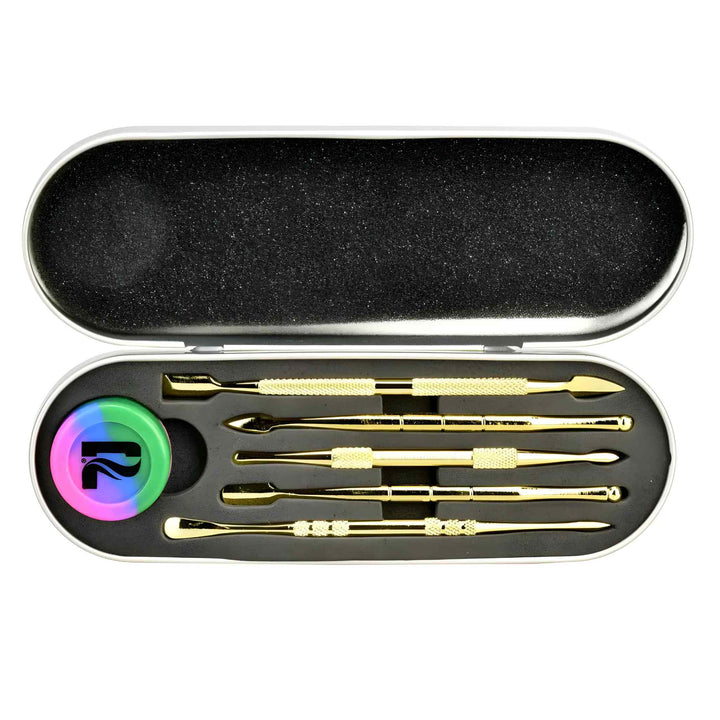 Pulsar Gold Dab Tool Set with Metal Case - Up N Smoke