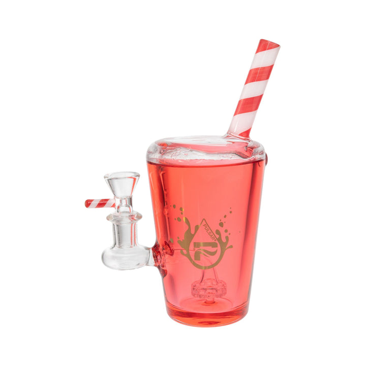 Glycerin  Pulsar water pipe Soda Cup in the color red - Up N Smoke